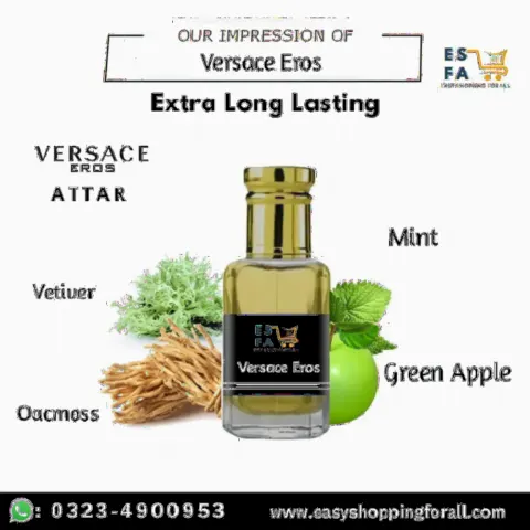 Versace Eros Inspired Attar Oil