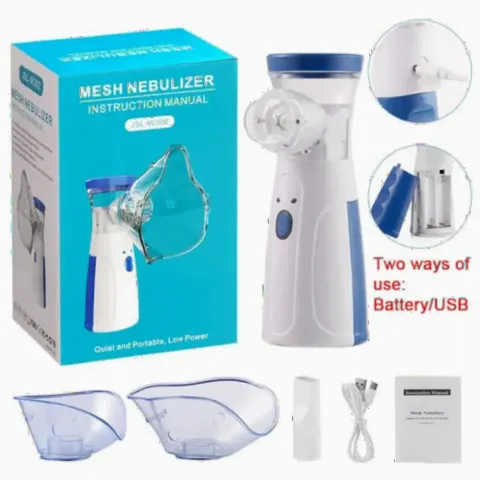 Portable Mesh Nebulizer Machine with Mask – Photo 5