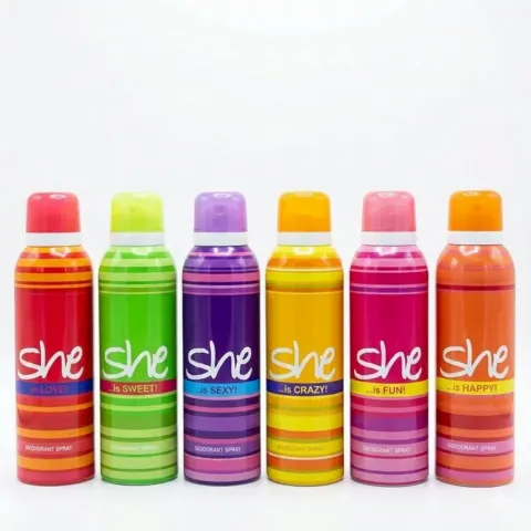 SHE Body Spray for Women – 200ml – تصویر 8